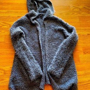 Beautiful fuzzy blue sweater